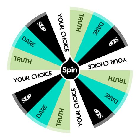 roulette truth or dare|Spin Random Truth or Dare Picker Wheel by .